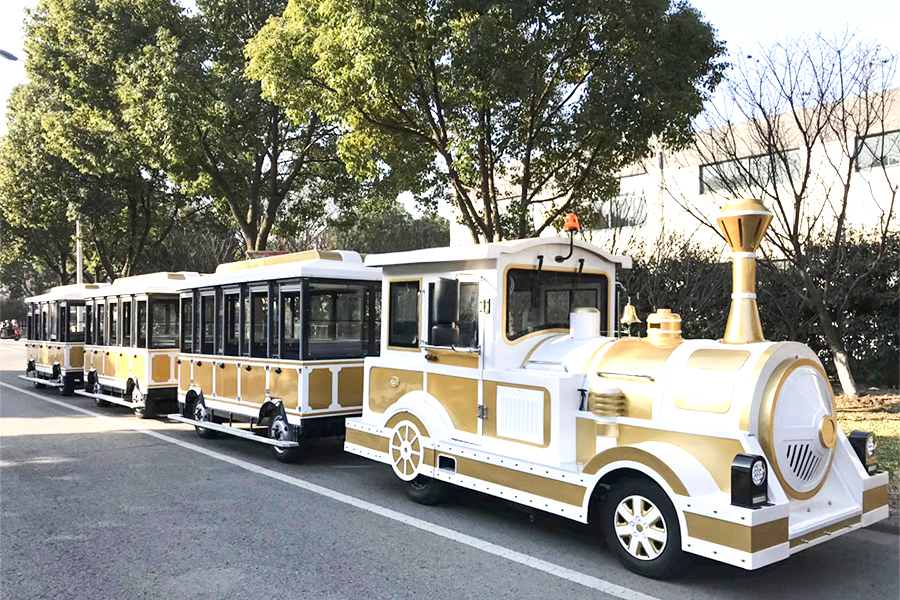 Eleganti treni turistici senza binari su larga scala da 20 posti in carrozze chiuse