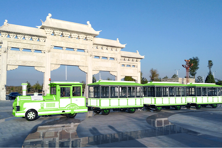 Eleganti treni turistici senza binari su larga scala da 20 posti in carrozze chiuse