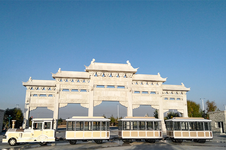 Eleganti treni turistici senza binari su larga scala da 20 posti in carrozze chiuse