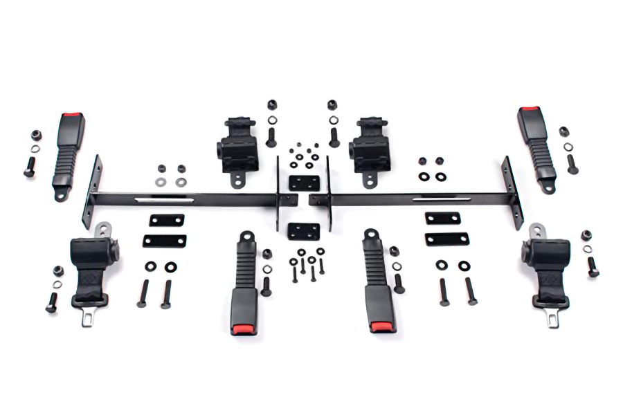 4 set di kit cintura di sicurezza retrattile, con staffe bullone in acciaio inossidabile, per EZGO Yamaha Club Car