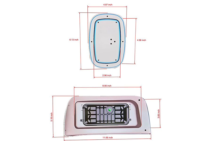 Kit luci a LED Deluxe Plus (Fit Club Car DS 1993-UP Carrello da golf elettrico e a gas)