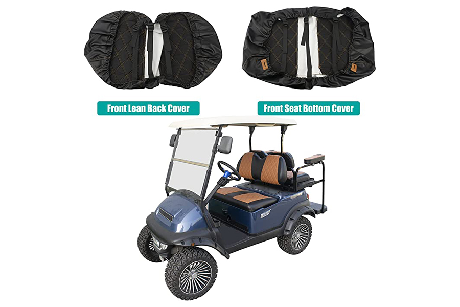 Coprisedili per carrello da golf Diamond Brown & Black