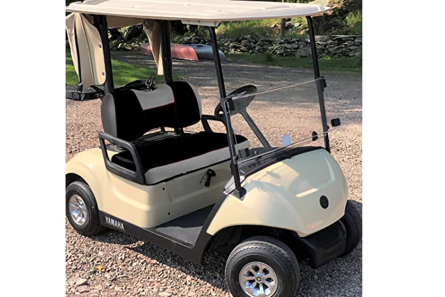 Coprisedili per carrello da golf Ytype grigio e nero