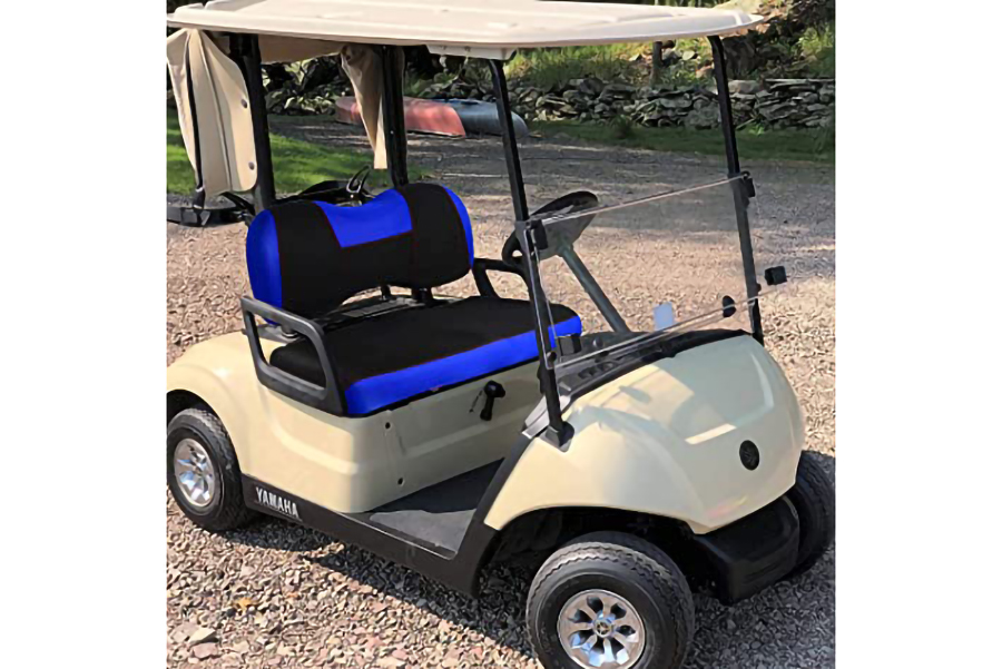 Coprisedili per carrello da golf Ytype blu e nero